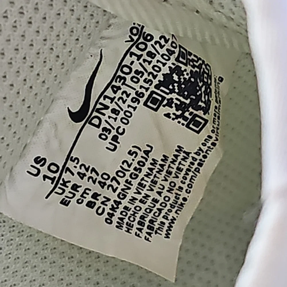 Nike Air Force 1 '07 Next Nature White Pink DN1430-106 Women's Size 10